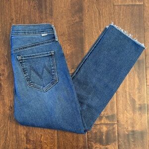 Mother Jeans The Dazzler Flood Fray